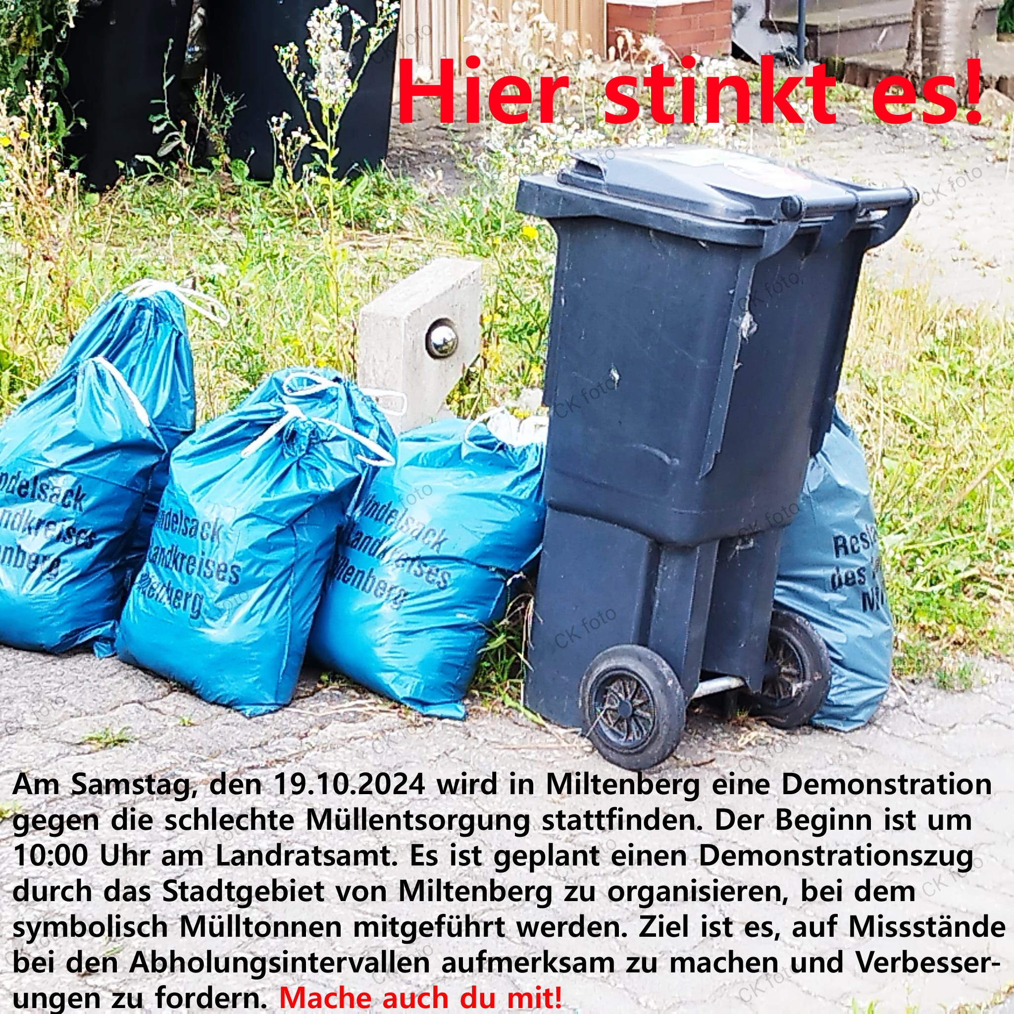 Demonstrationszug Miltenberg